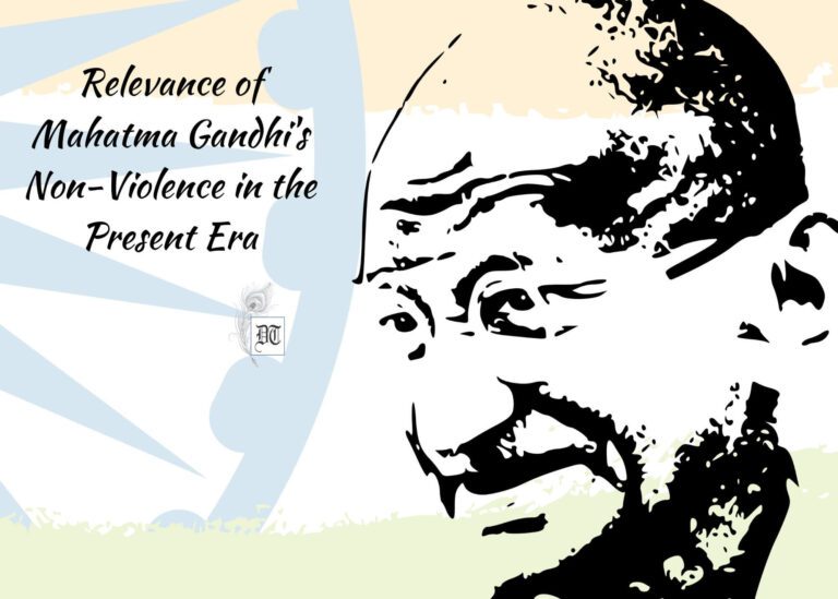 Relevance Of Mahatma Gandhi’s Non-Violence In The Present Era ...